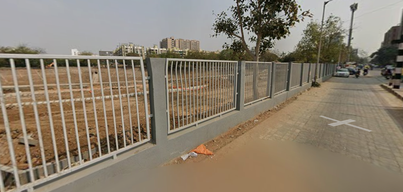 Construction of RCC & Masnory Compund Wall Ahmedabad Municipal Corporation Project